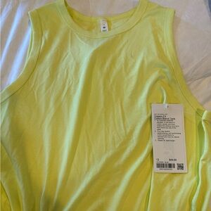 Lululemon classic fit cotton blend tank top